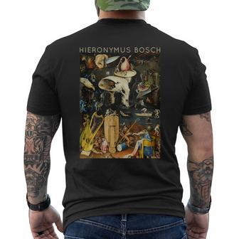 Hieronymus Bosch The Garden Of Lustre For Artists T-Shirt mit Rückendruck - Seseable