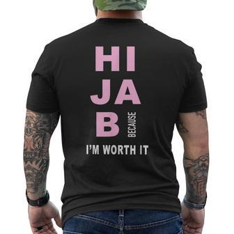 Hijab Cause Hijabi Worth Free Speech Fight Hate Crime Ladies Men's T-shirt Back Print - Monsterry CA