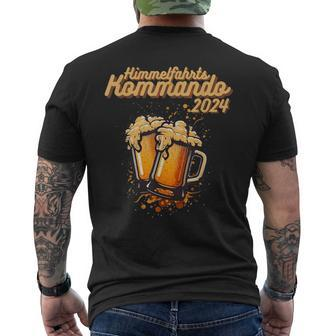 Himmelfahrtskommando 2024 Männertag- Junggesellenabschied T-Shirt mit Rückendruck - Seseable