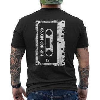 Hip Hop Rap Mixtape Cassette Dj Retro 90S Vintage Cassette Men's T-shirt Back Print - Monsterry CA