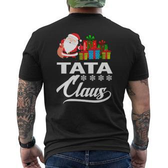 Holiday 365 The Christmas Tata Claus Grandpa Mens Back Print T-shirt | Mazezy