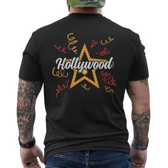Hollywood Star Walk Of Faim Men's T-shirt Back Print - Monsterry UK