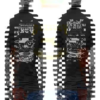 Hometown Where My Story Began Men's T-shirt Back Print | Mazezy