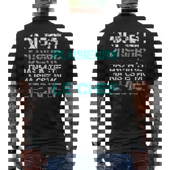 Homme Homme Manche Courte Humour C'est Moi Le Chef T-shirt imprimé au dos - Cadeauxyz