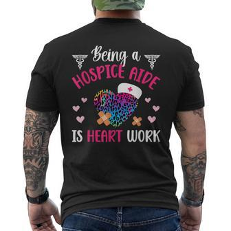 Being A Hospice Aide Palliative Aide Hospice Aides Men's T-shirt Back Print - Monsterry DE