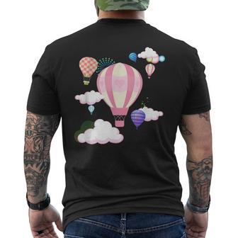 Hot Air Balloons The Sky Is The Limit Creative Men's T-shirt Back Print - Monsterry AU