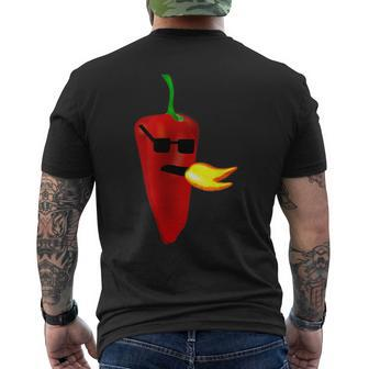 Hot Pepper Sauce Lovers Men's T-shirt Back Print - Monsterry AU