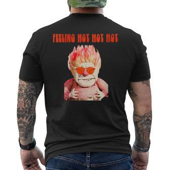 Hot Weather Miser Humorous Heat Men's T-shirt Back Print - Monsterry CA