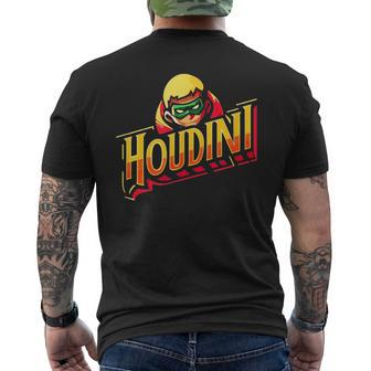 Houdini Em's Fans Nostalgia Vintage Memories Men's T-shirt Back Print - Monsterry