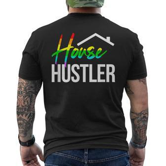 House Hustler Gay Realtor Or Real Estate Agent Men's T-shirt Back Print - Monsterry