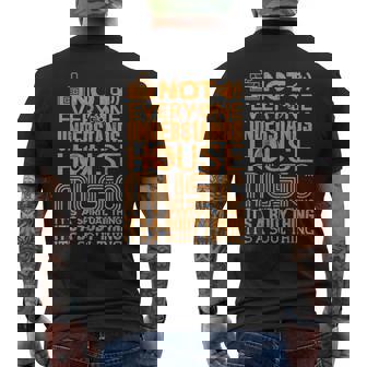 House Music Lover No Todo El Mundo Entiende La Música De La Casa Camiseta Hombre Estampado Espalda - Regaloses