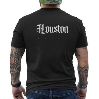 Houston Texas Novelty Men's T-shirt Back Print - Monsterry AU