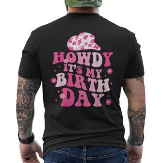 Howdy Its My Birthday Men's T-shirt Back Print | Mazezy