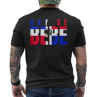 Hoy Se Bebe Dominican Men's T-shirt Back Print - Monsterry AU