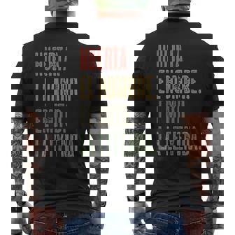 Huerta El Hombre El Mito La Leyenda Nombre Divertido Camiseta Hombre Estampado Espalda - Regaloses