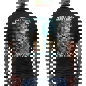 Human By Chance Alpha By Choice Alpha Wolf Women Men's T-shirt Back Print | Seseable UK