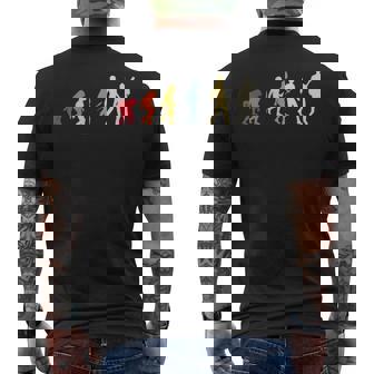 Human Evolution Guitare Guitariste T-shirt imprimé au dos - Cadeauxyz
