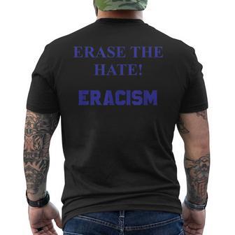 Human Rights Erase The Hate Eracism Men's T-shirt Back Print - Monsterry DE