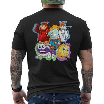 Humongous Entertainment Humongous All-Stars Men's T-shirt Back Print - Monsterry