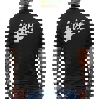 Humoristique Fuck Love T-shirt imprimé au dos - Cadeauxyz