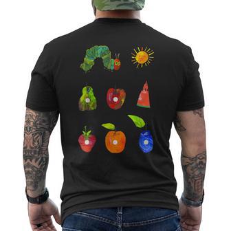 Hungry Caterpillar Fruit Always Hungry Caterpillar Saturday Men's T-shirt Back Print - Monsterry