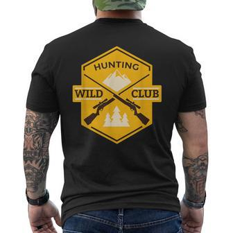 Hunting Club Hunting Hobby Men's T-shirt Back Print - Monsterry AU