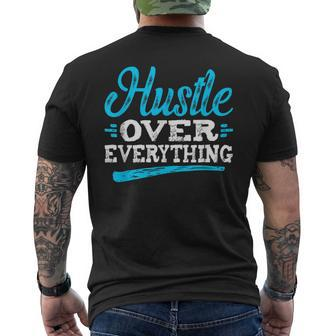 Hustle Over Everything Get Paid Entrepreneur Christmas Mens Back Print T-shirt - Thegiftio