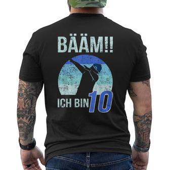 Ich Bin 10 Jahre Geburtstag T-Shirt mit Rückendruck - Geschenkecke