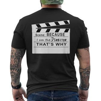 Ich Bin Der Regisseur German T-Shirt mit Rückendruck - Seseable