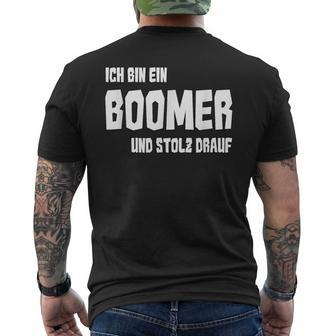 Ich Bin Ein Boomer Und Stolz Drauf T-Shirt mit Rückendruck - Seseable
