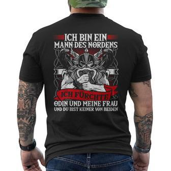 Ich Bin Ein Nordmann Kurzärmliges Herren-T-Kurzärmliges Herren-T-Shirt, Valhalla Wikinger Design Schwarz - Seseable