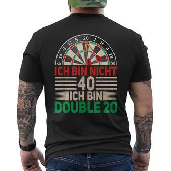 Ich Bin Nicht 40 Ich Bin Double 20 Ich Bin Nicht 40 Ich Bin Double T-Shirt mit Rückendruck - Seseable