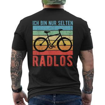 Ich Bin Radlos T-Shirt mit Rückendruck - Seseable