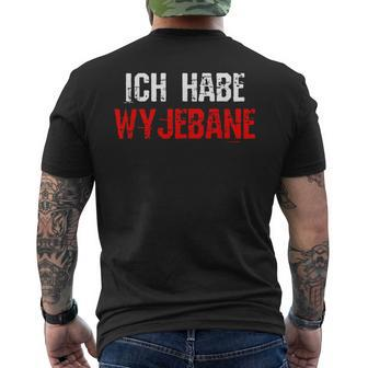 Ich Habe Wyjebane Poland Polska  T-Shirt mit Rückendruck - Seseable