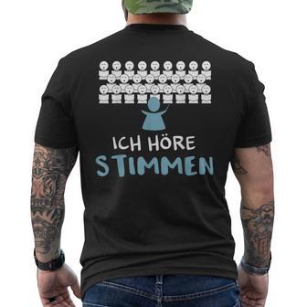 Ich Hörre Stimmen T-Shirt mit Rückendruck - Geschenkecke