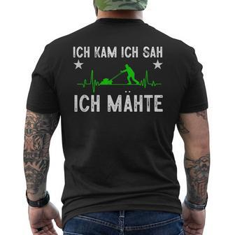 Ich Kam Ich Sag Ich Mäh German Language T-Shirt mit Rückendruck - Seseable