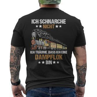 Ich Schnarche Nicht Ich Schnarche Nicht German Language T-Shirt mit Rückendruck - Seseable