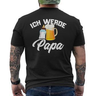 Ich Werde Papa Werdender Papaater Loading 2023 2024 T-Shirt mit Rückendruck - Geschenkecke