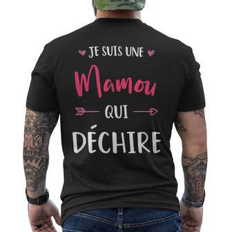 Idée Cadeau Pour Mamie Drôle Je Suis Une Mamou Qui Déchire T-shirt imprimé au dos - Cadeauxyz