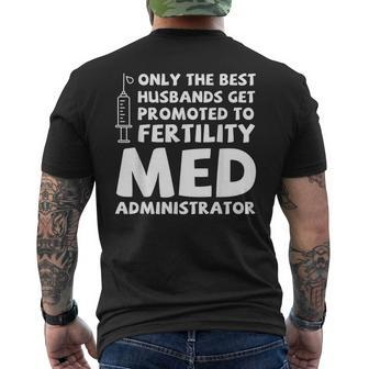 Ifv Husband Dad Fertility Transfer Day Men's T-shirt Back Print - Monsterry AU