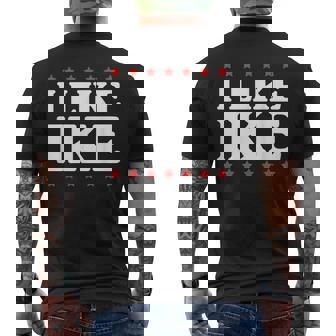 I Like Ike Con Divertidos Refranes Camiseta Hombre Estampado Espalda - Regaloses