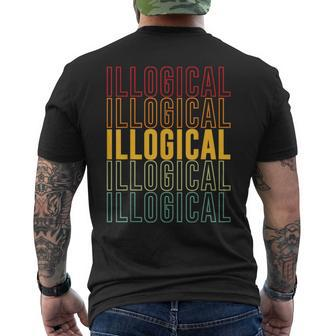 Illogical Pride Illogical Men's T-shirt Back Print - Monsterry
