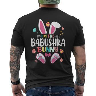 I'm The Babushka Bunny Matching Family Easter Party Men's T-shirt Back Print | Mazezy AU