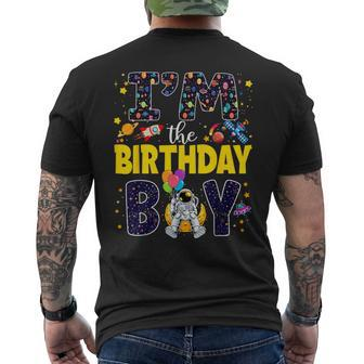 I'm The Birthday Boy 2Nd Outer Space Family Matching Outfit Men's T-shirt Back Print - Seseable