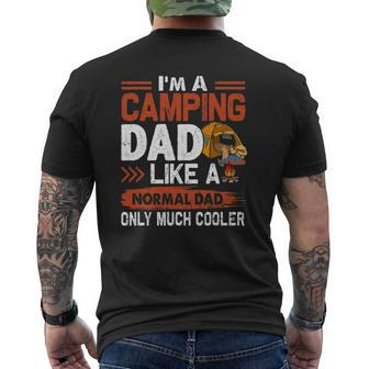 I'm A Camping Dad Like A Normal Dad Only Much Cooler Mens Back Print T-shirt | Mazezy