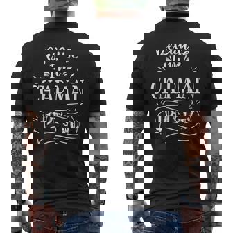 Because I'm Chapman That's Why Family Name Men's T-shirt Back Print - Seseable