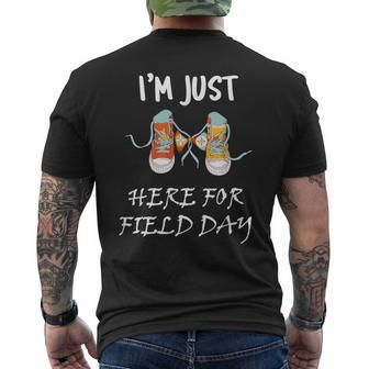 I'm Just Here For Field Day School Field Day School Spirit Men's T-shirt Back Print - Monsterry UK