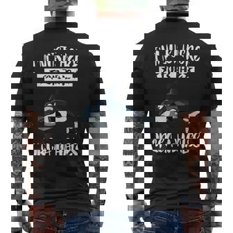 I'm Just Here For The Orca Whales Mens Back Print T-shirt - Thegiftio