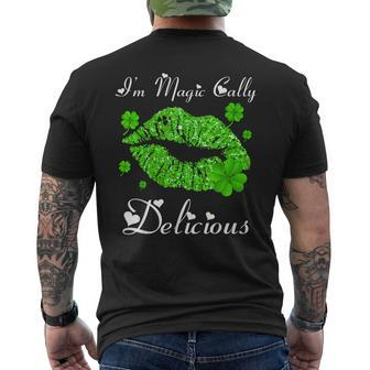 I'm Magically Delicious St Patrick Day Men's T-shirt Back Print | Mazezy