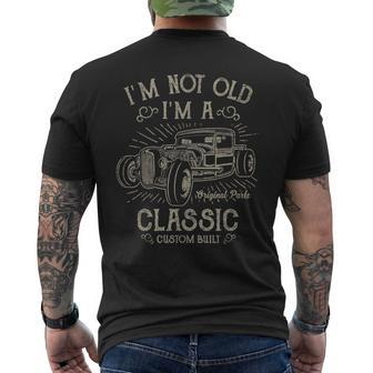 I'm Not Old I'm A Classic Classic Car Men Men's T-shirt Back Print - Monsterry